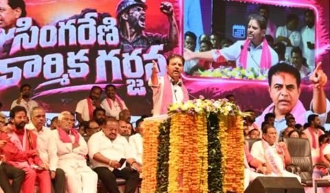 KTR demands independent probe into Rs 10,000-crore scam in Singareni
